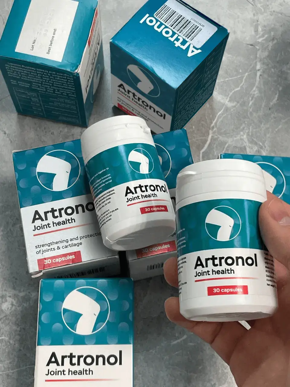 Artronol en la mano